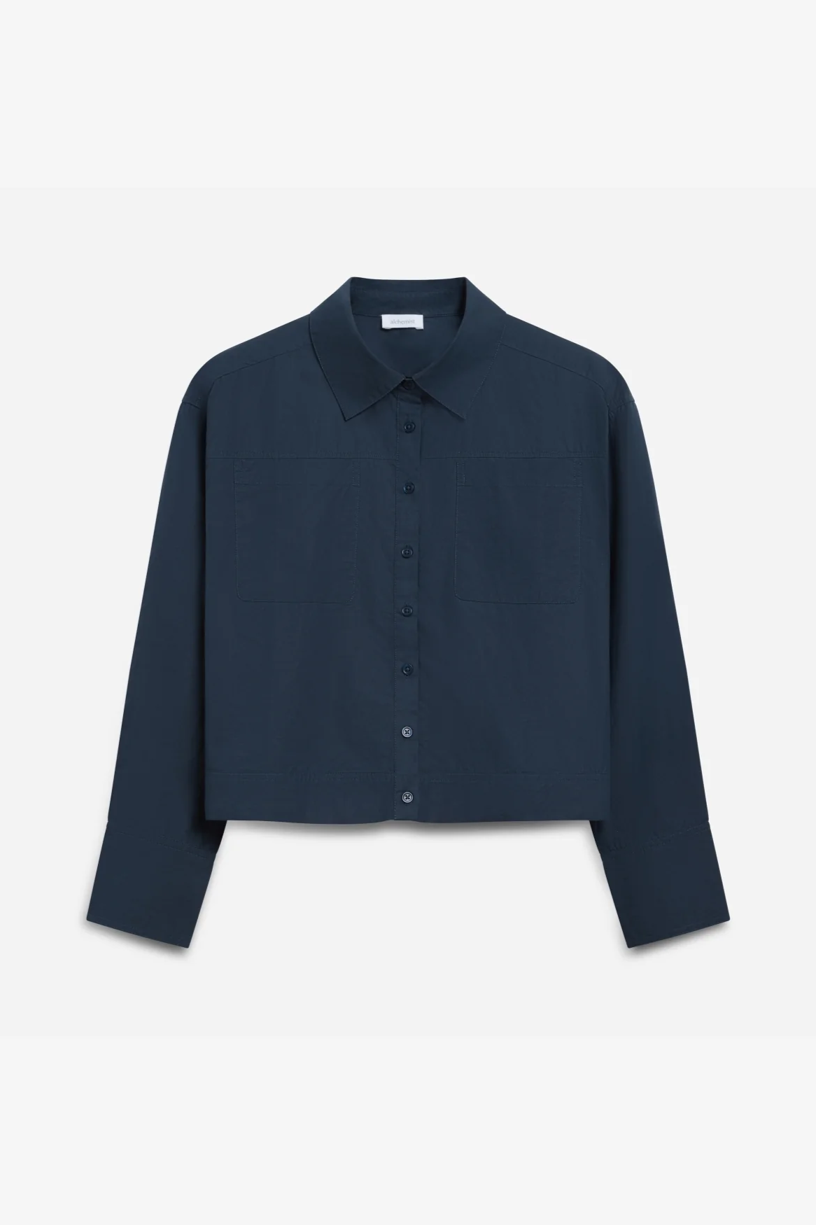 Image of Alchemist dames vegan Blouse Loes Tape Navy