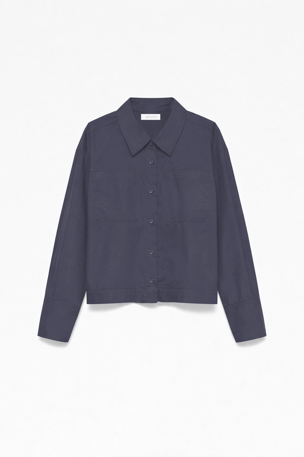 Image of Alchemist dames vegan Blouse Loes Navy