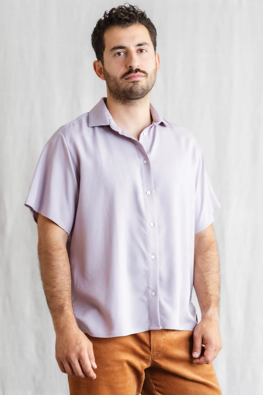 Image of Jyoti Fair Works mannen vegan Shirt Nehani Lilac
