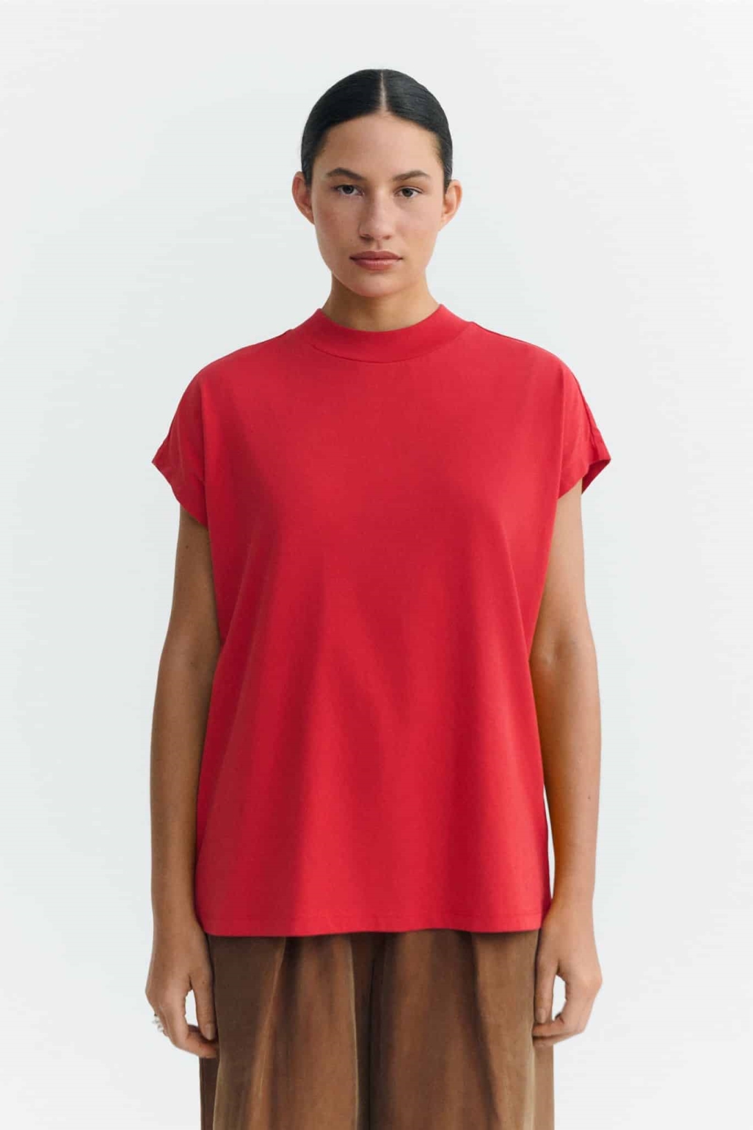Thinking MU womens vegan T-Shirt Volta Red