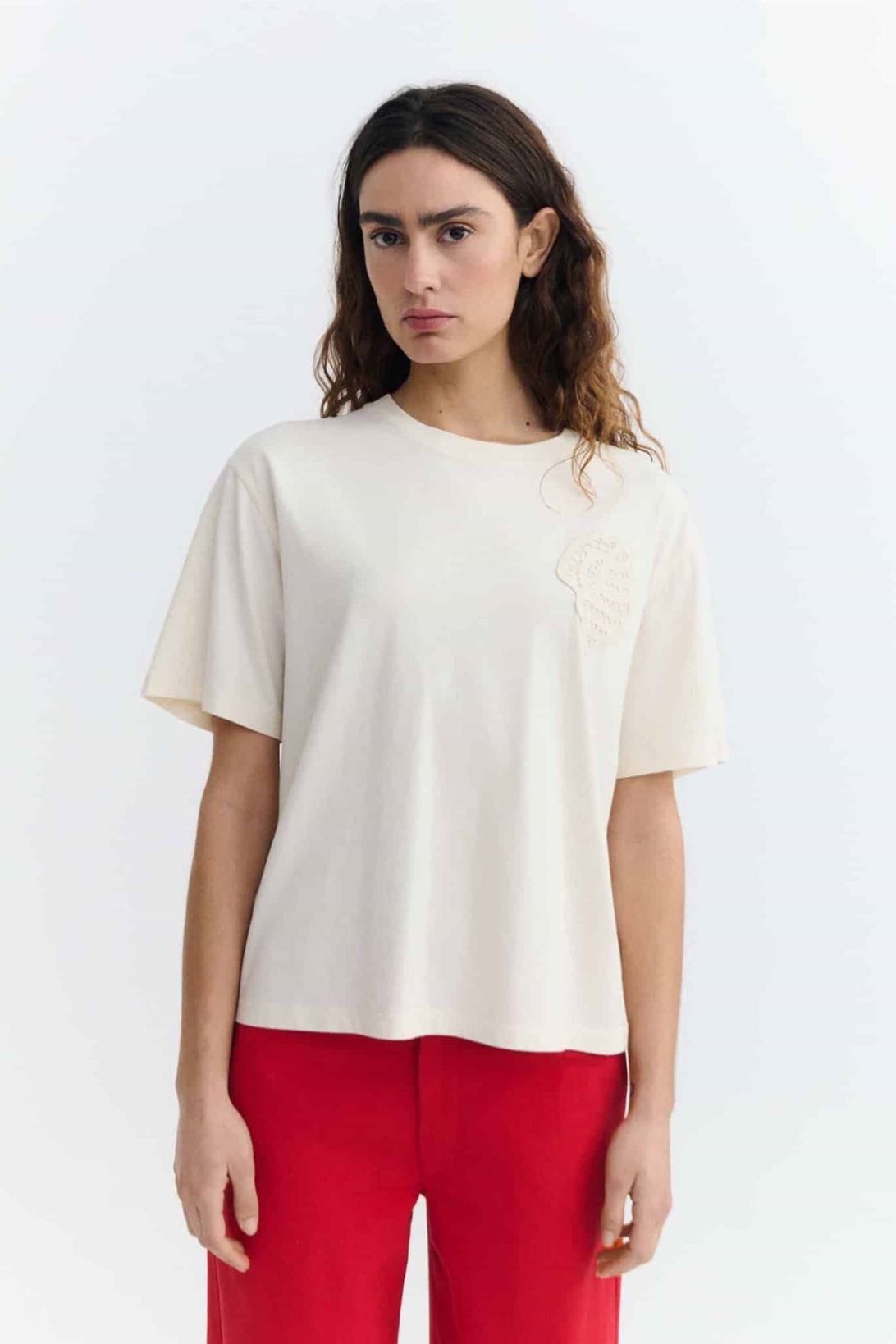 Image of Thinking MU dames vegan T-Shirt Shell Lucia Wit