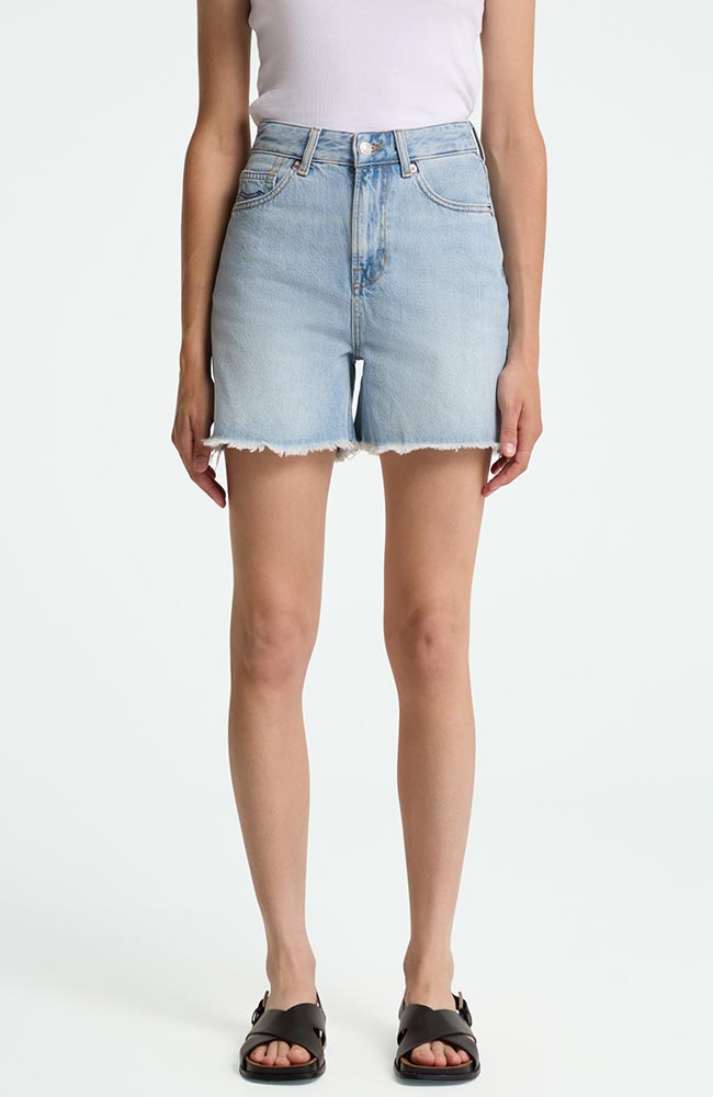 Image of Kings of Indigo dames vegan Shorts Liora Blue Reef