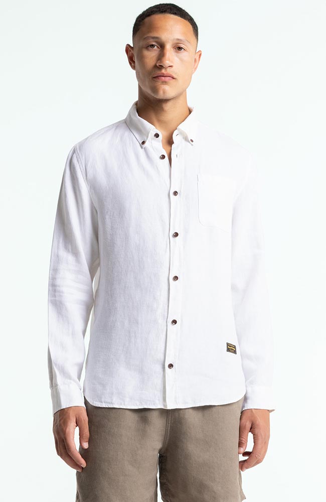 Image of Kings of Indigo mannen vegan Shirt Enda White