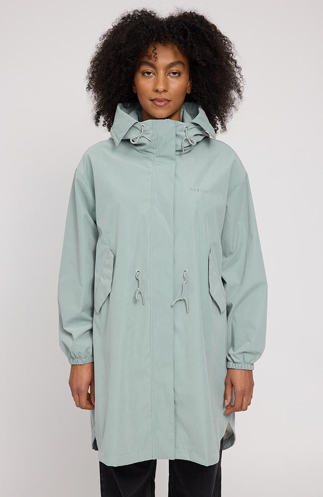 Image of Mazine dames vegan Jas Licht Bleek Aqua