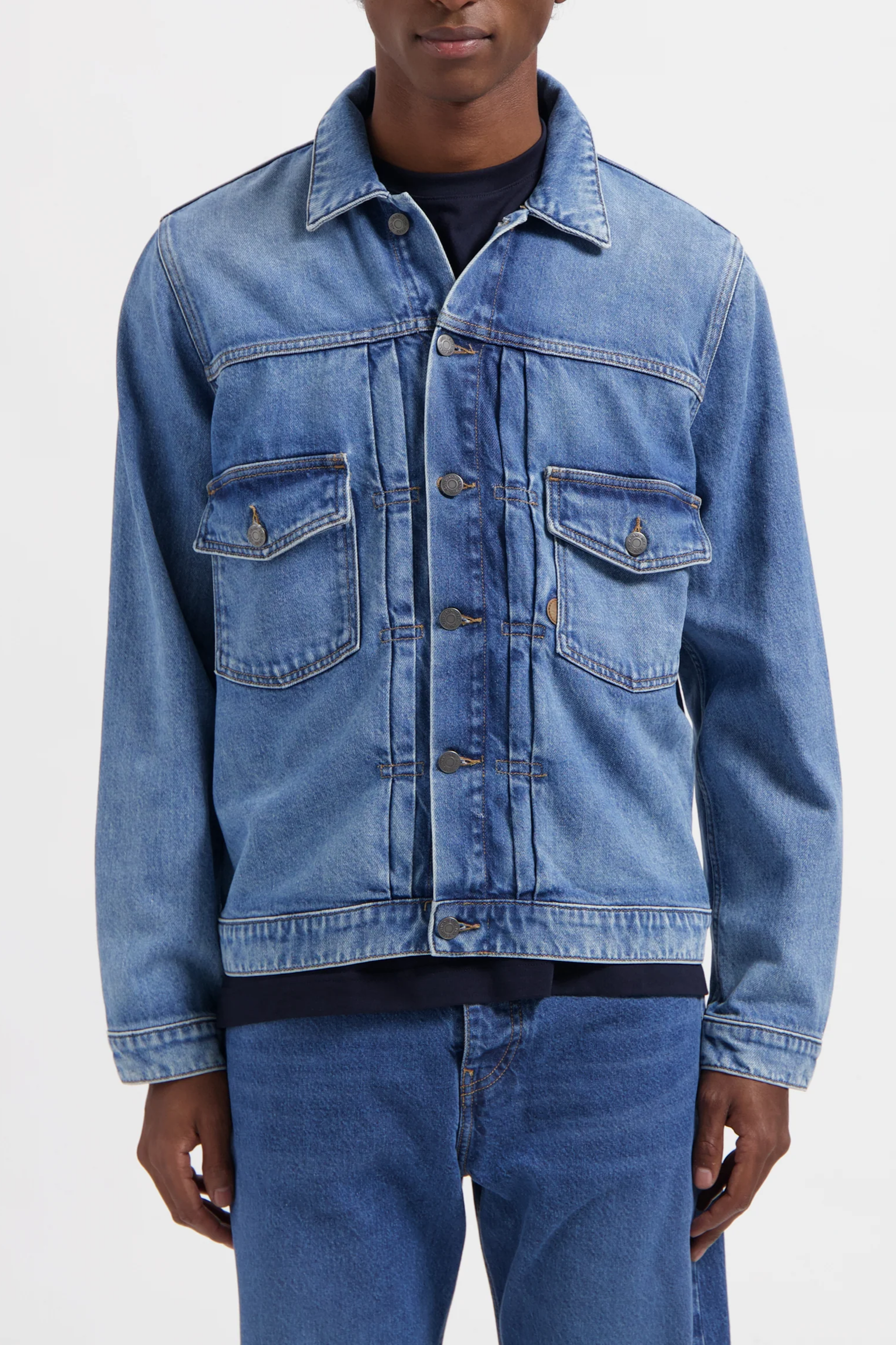 Image of MUD Jeans mannen vegan Jas Liam Medium Aged