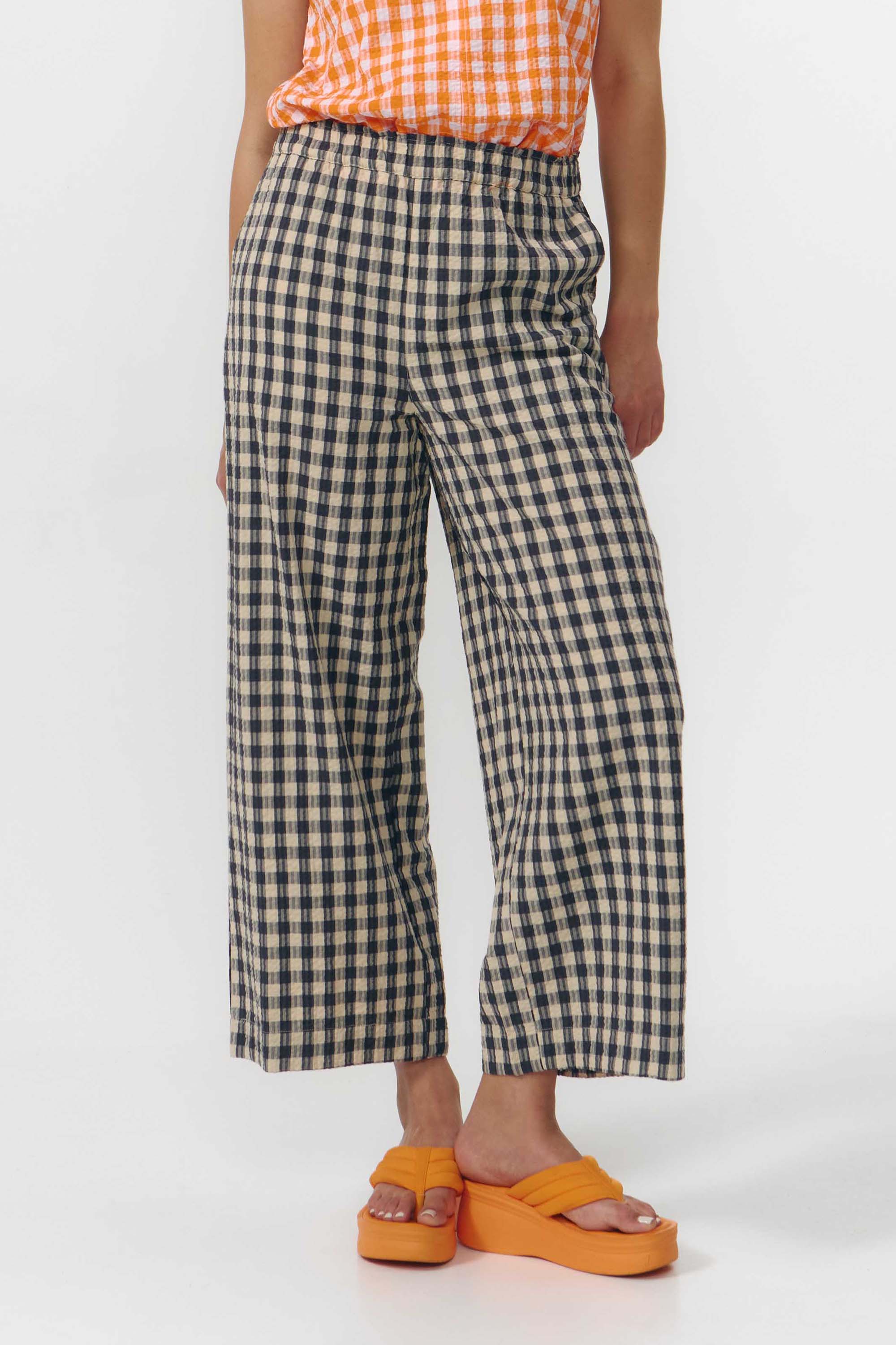 Image of SUITE13LAB dames vegan Broek Met Kerstruitje, Grijs
