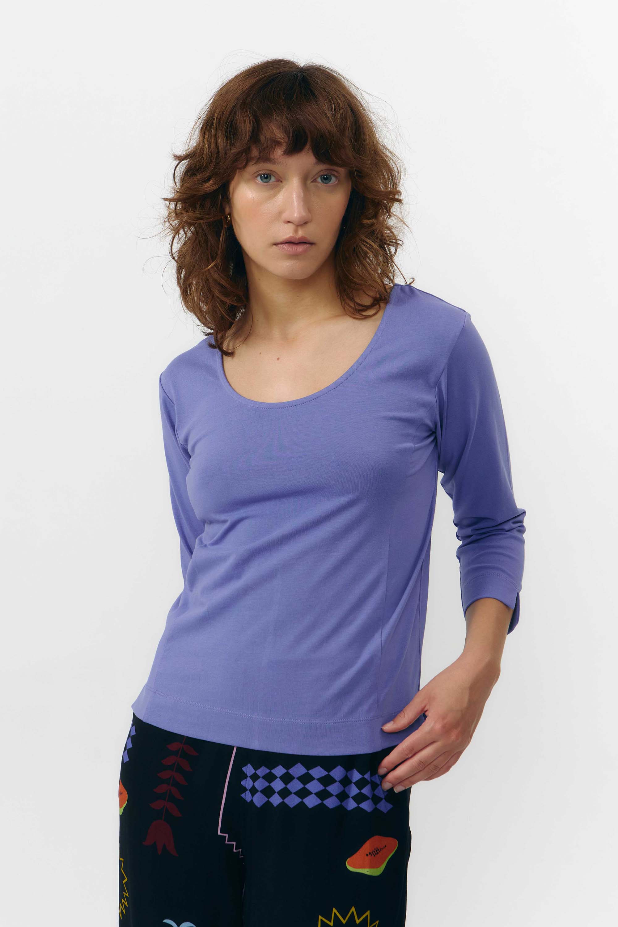Image of SUITE13LAB dames vegan Top Bonao Mid Blue