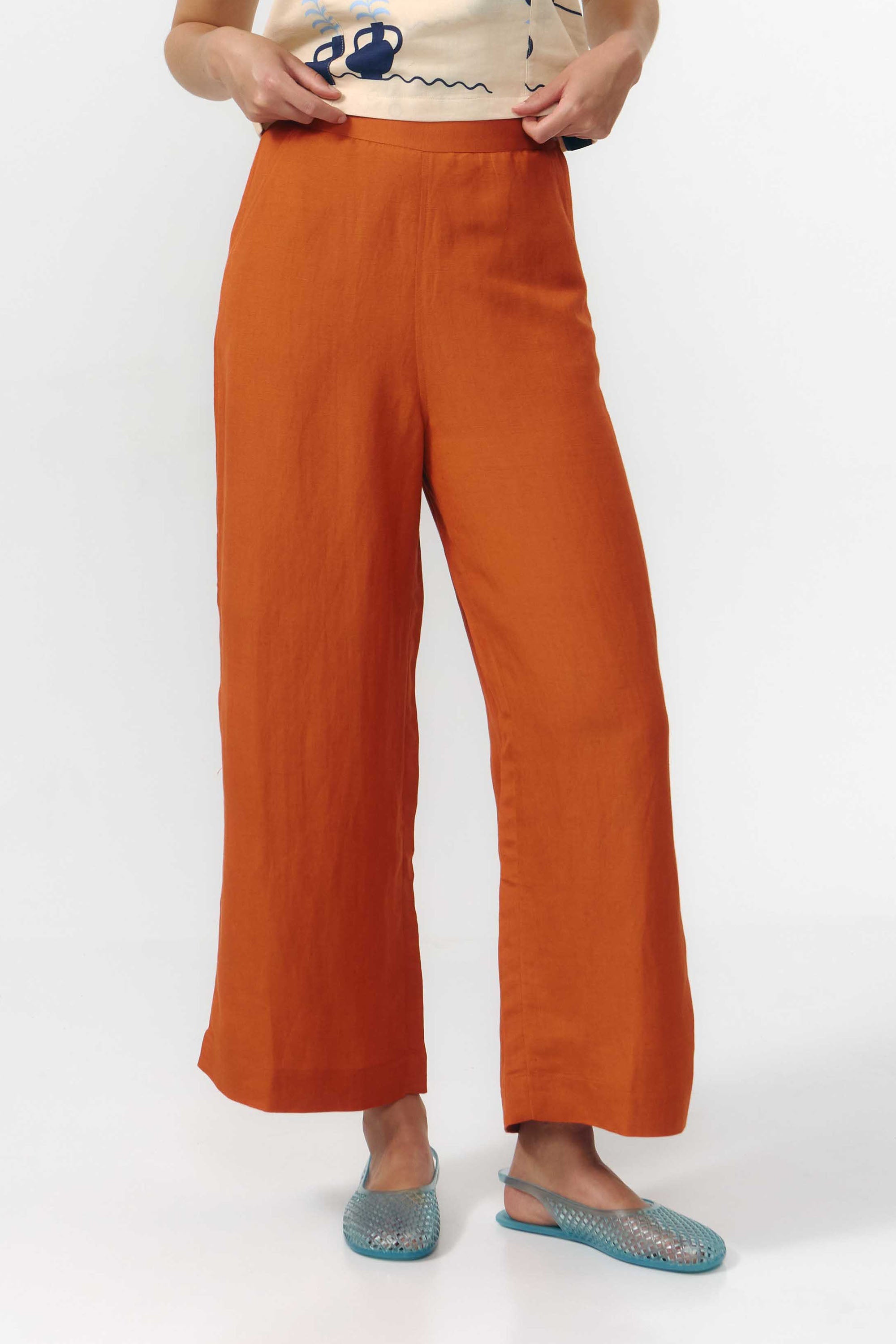 Image of SUITE13LAB dames vegan Broek Hatta Henna