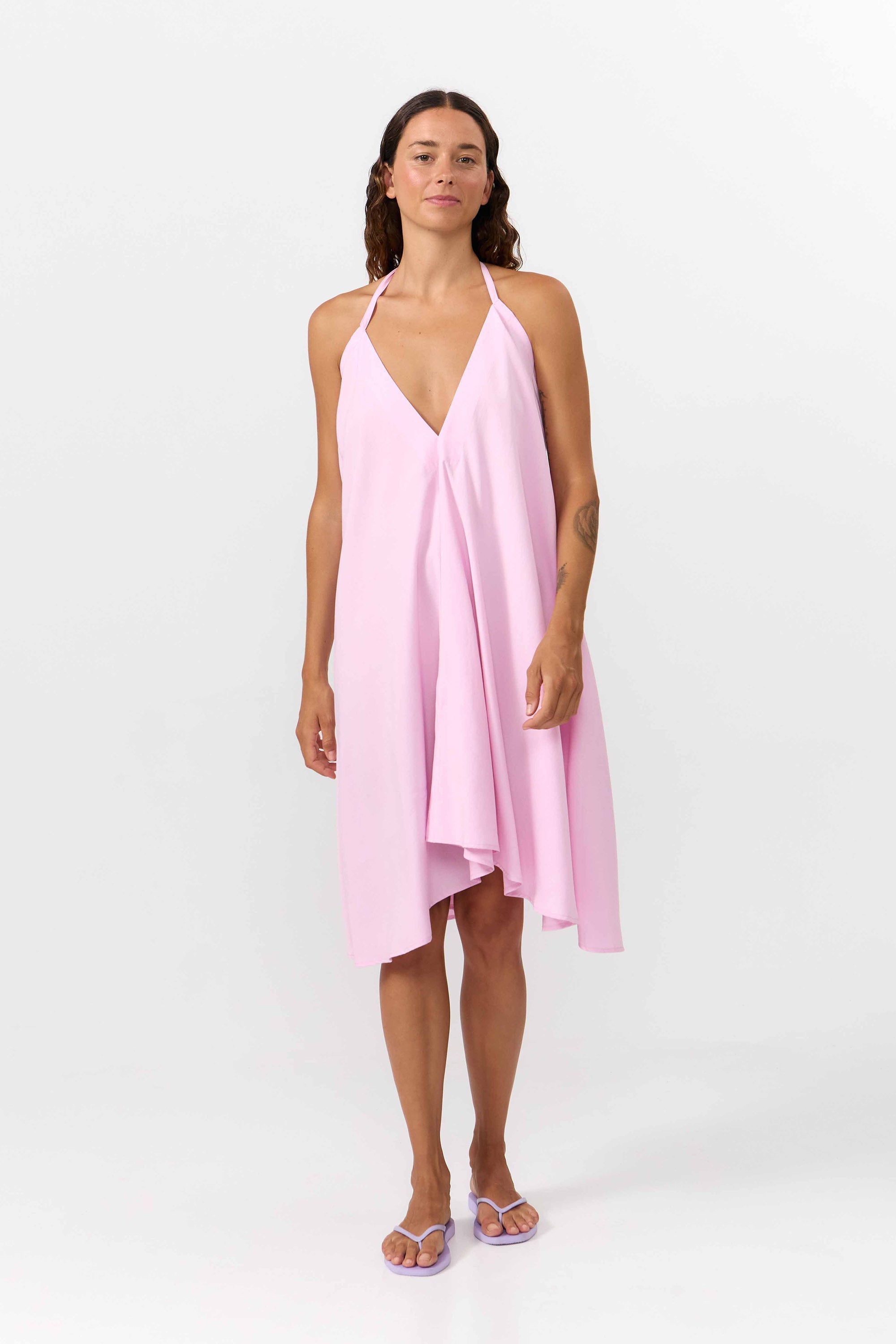 Image of SUITE13LAB dames vegan Jurk Mp Kort Roze