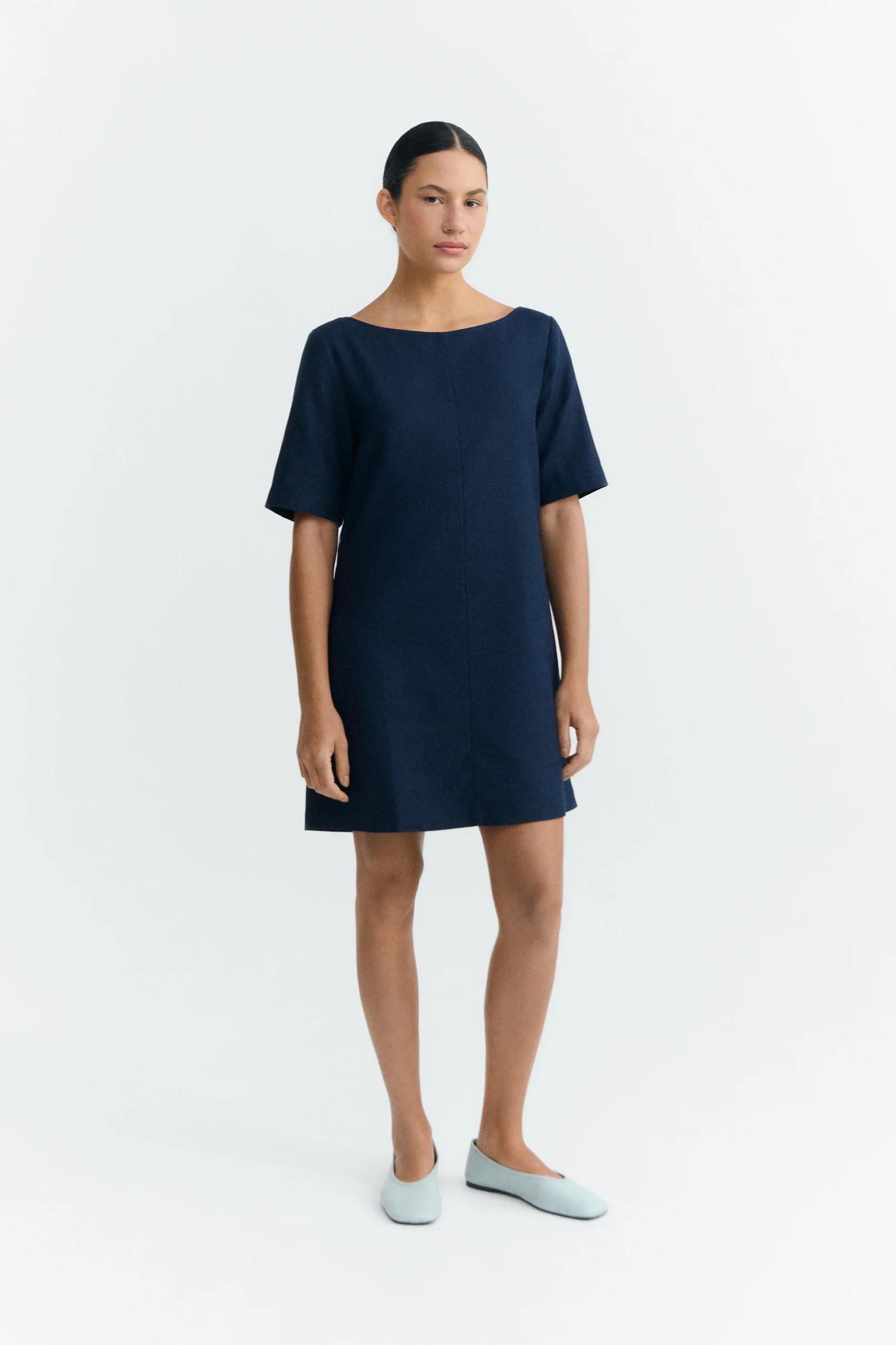 Thinking mu Damen vegan Kleid Kieran Navy