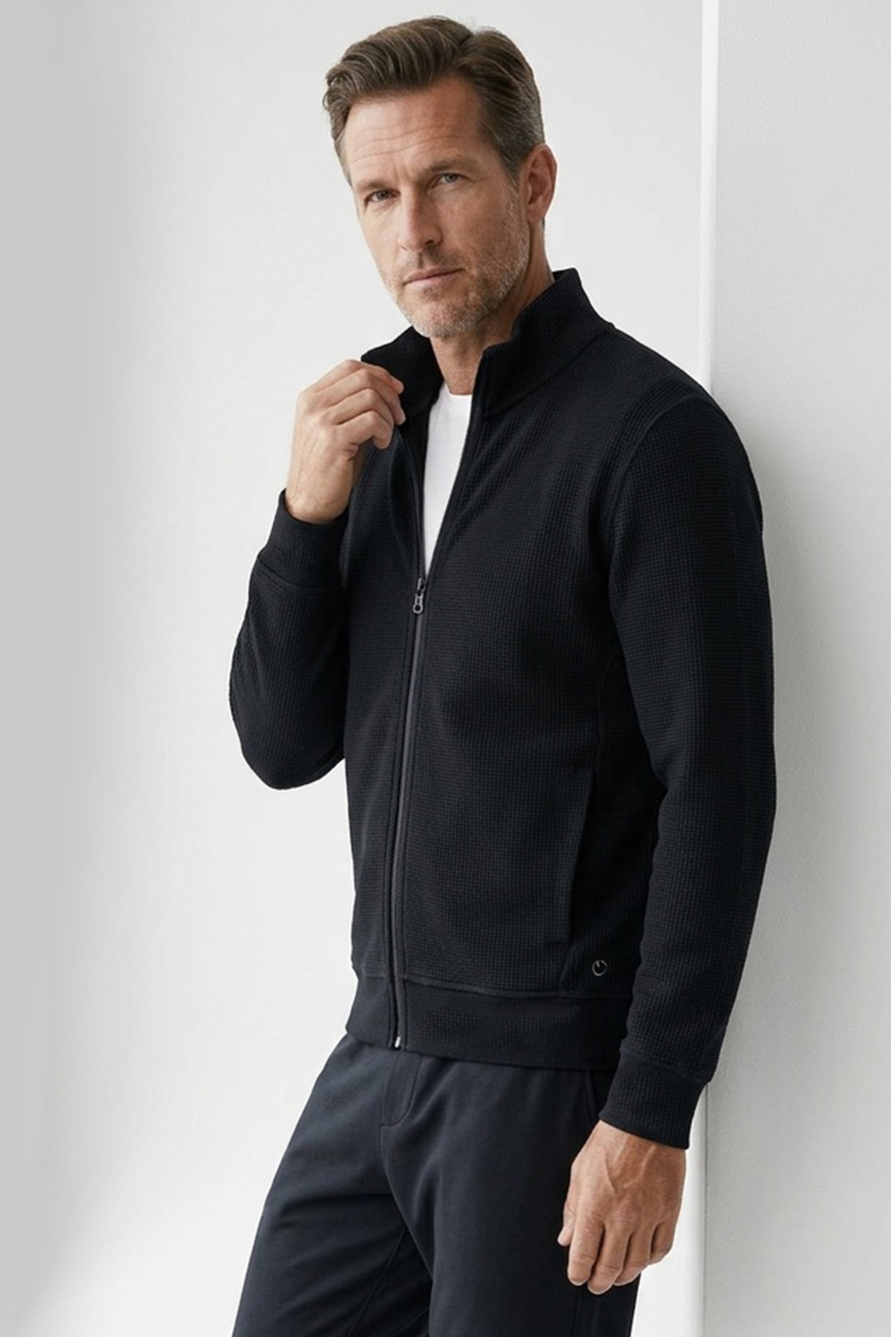 ORGANICATION Herren vegan Jacke Jorrin Schwarz