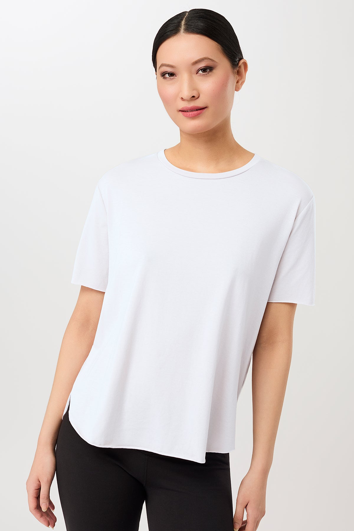 Mandala Damen vegan T-Shirt Halfmoon Wei&Atilde;Ÿ