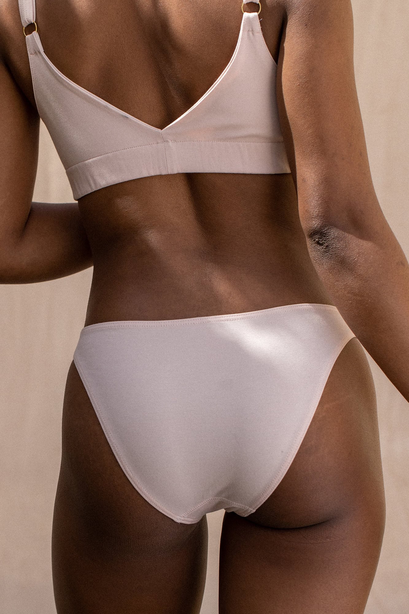 Olly Lingerie womens vegan Briefs Mei Pink