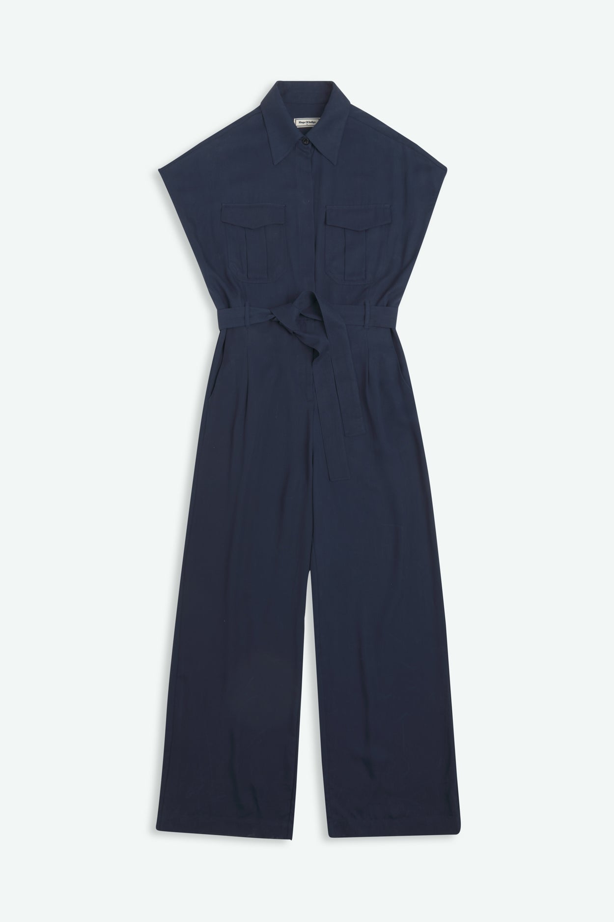 Kings Of Indigo Damen vegan Jumpsuit Margaret Kleid Blau