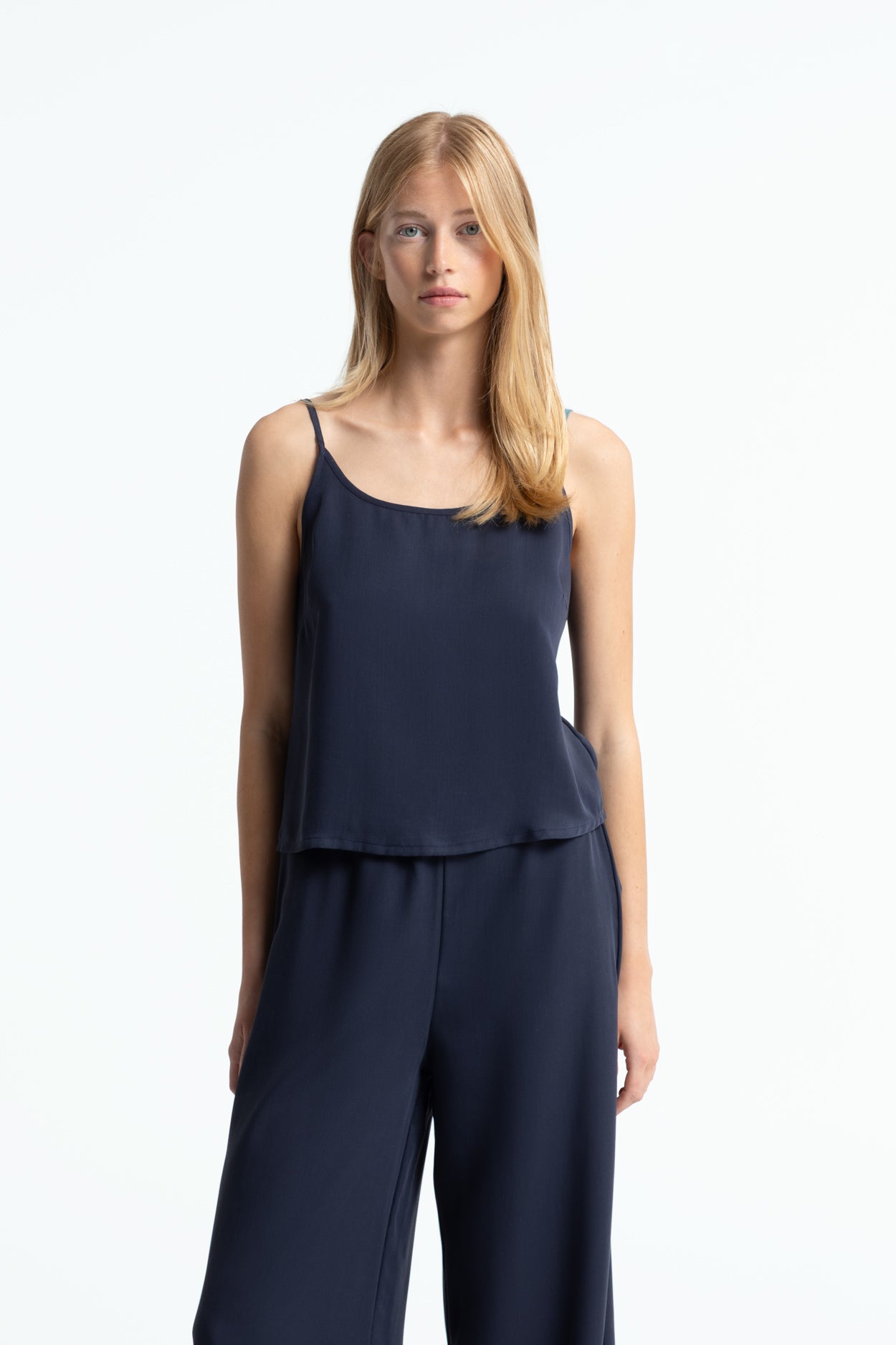 Kings Of Indigo Damen vegan Top Alexandra Dress Blues