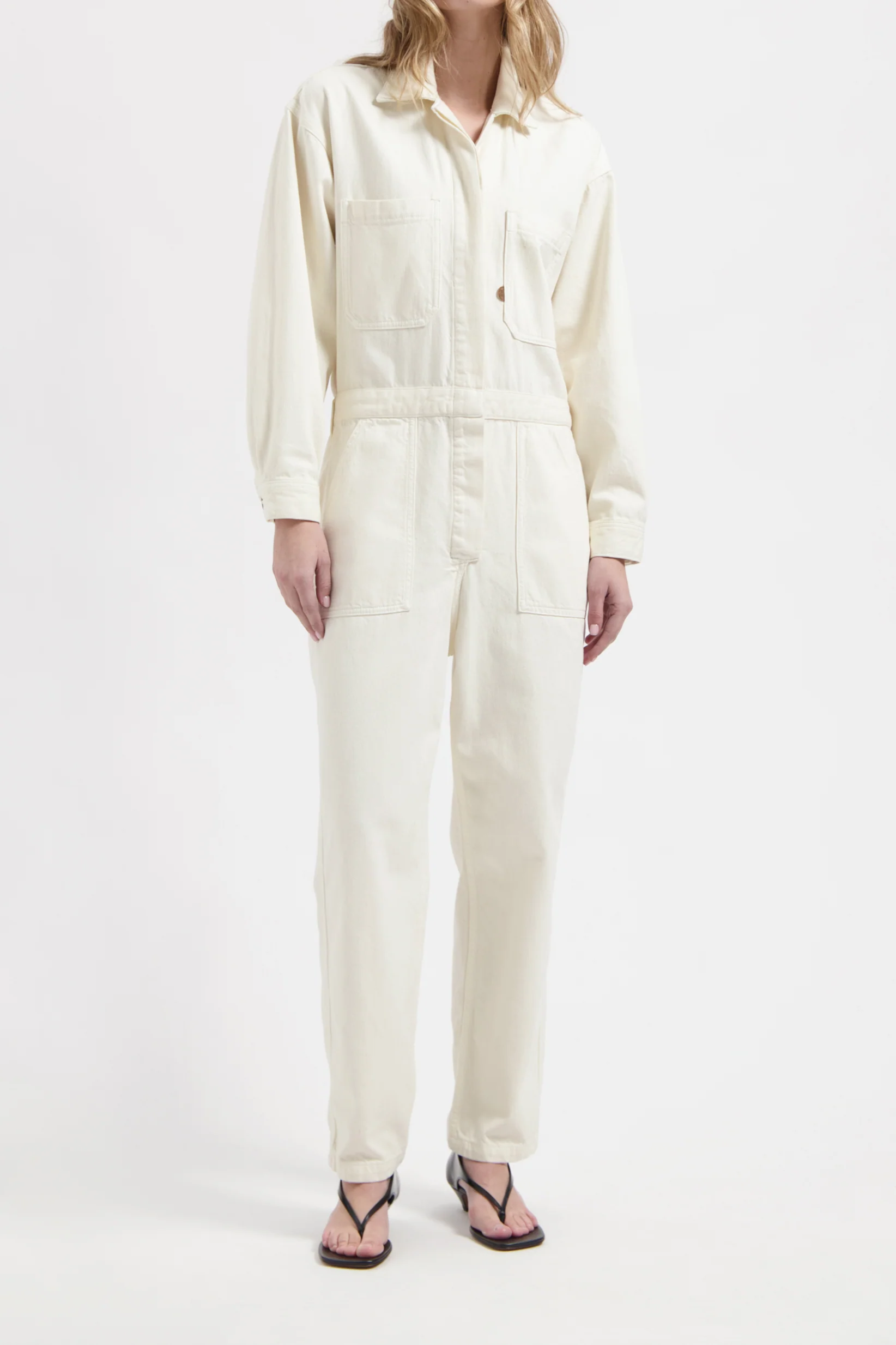 Image of MUD Jeans dames vegan Jumpsuit Uma Natural