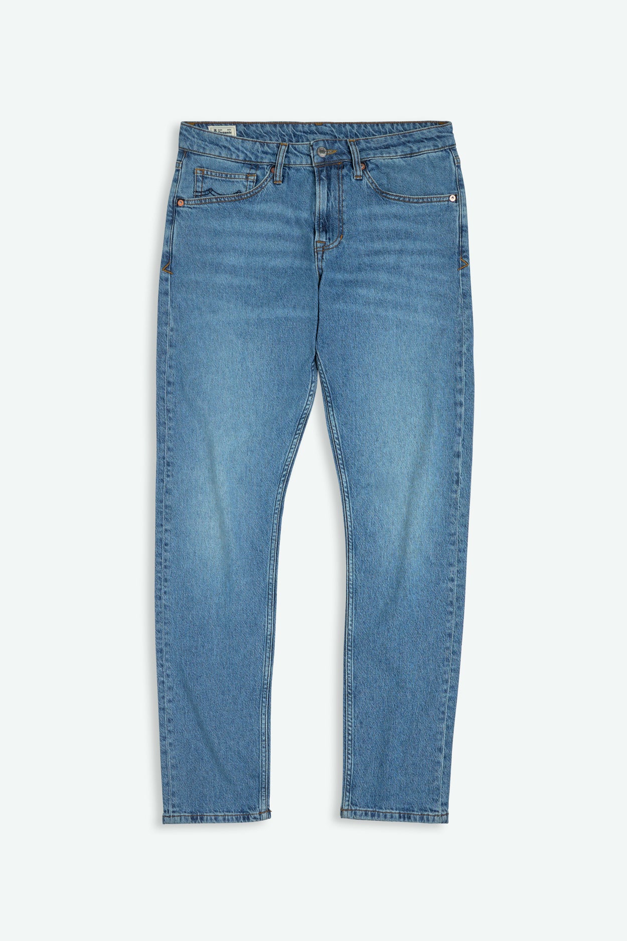 Kings Of Indigo Herren vegan Jeans Charles Toviel Mid Marble