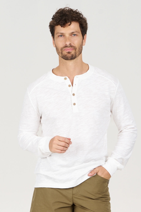 KOMODO Herren vegan Oberteil Arlo White