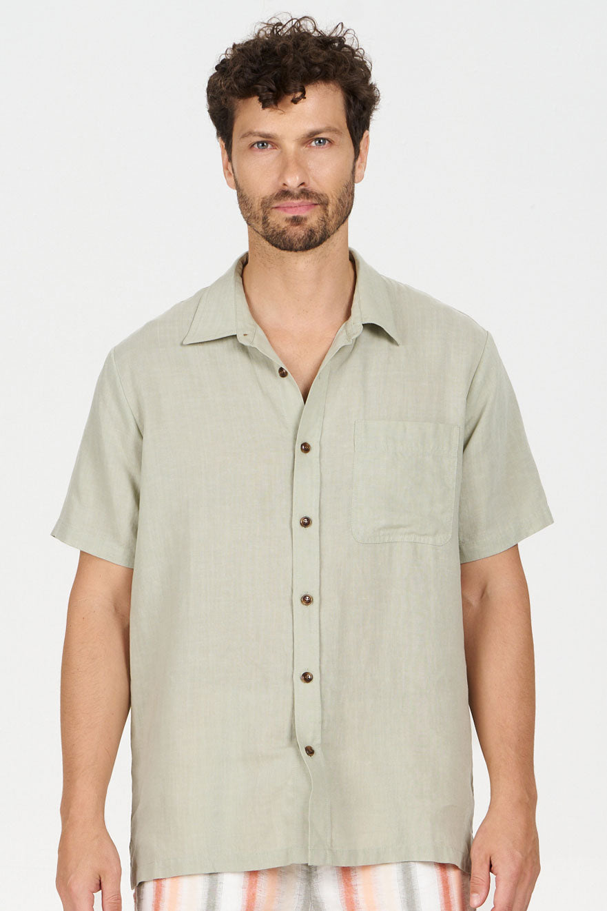 KOMODO Herren vegan Hemd Loyle Sage
