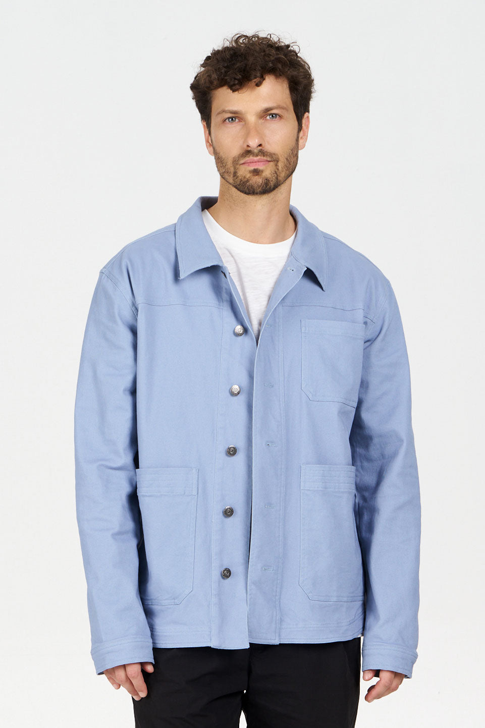 Image of KOMODO mannen vegan Jas Christophe Blauw