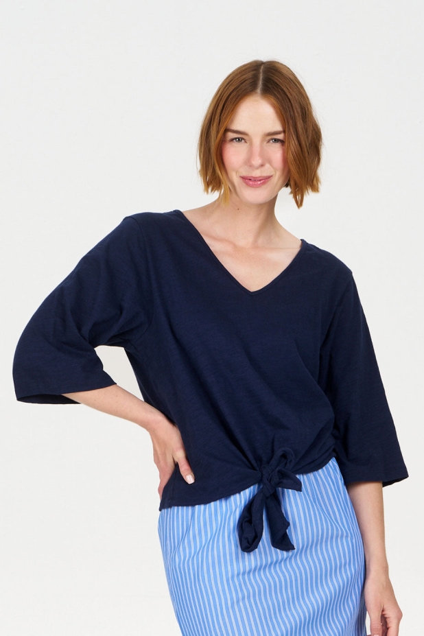 KOMODO Damen vegan Oberteil Lyra Navy