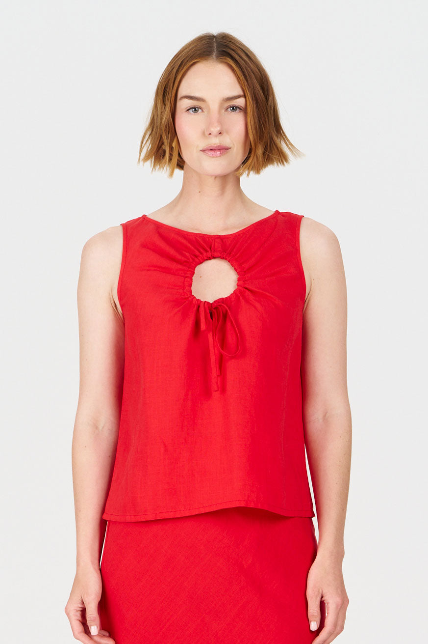KOMODO Damen vegan Top Zizi Koralle