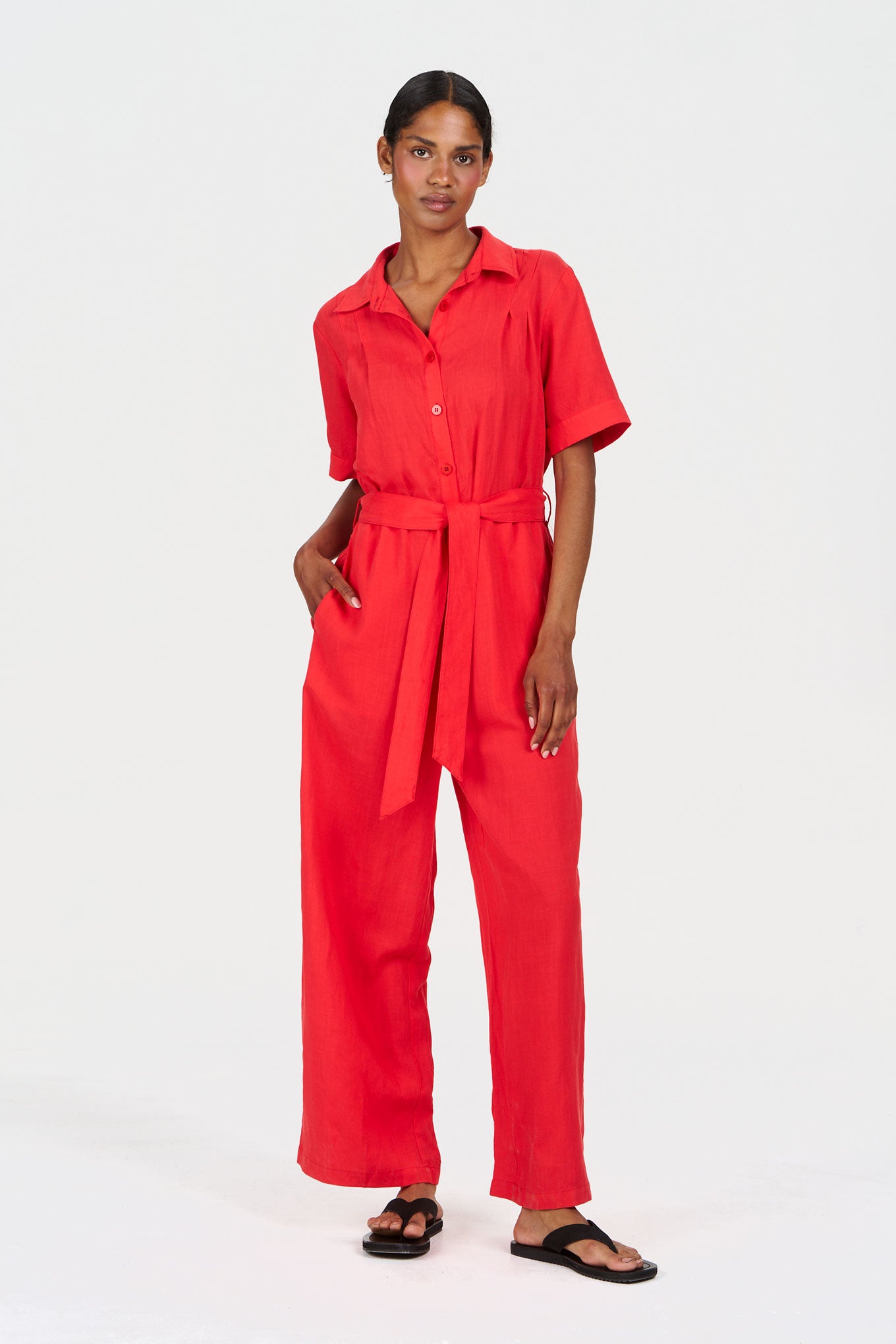 KOMODO Damen vegan Jumpsuit Amarie Koralle
