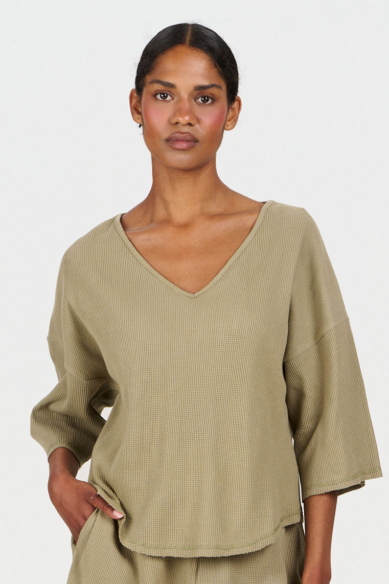 KOMODO Damen vegan Top Ida Green