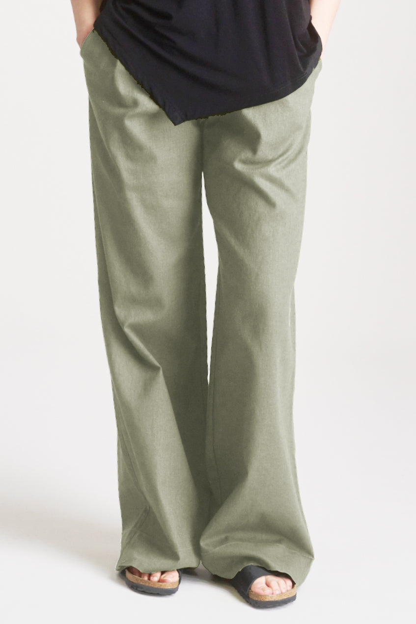 KOMODO Damen vegan Hose L&Atilde;&para;we Salbei