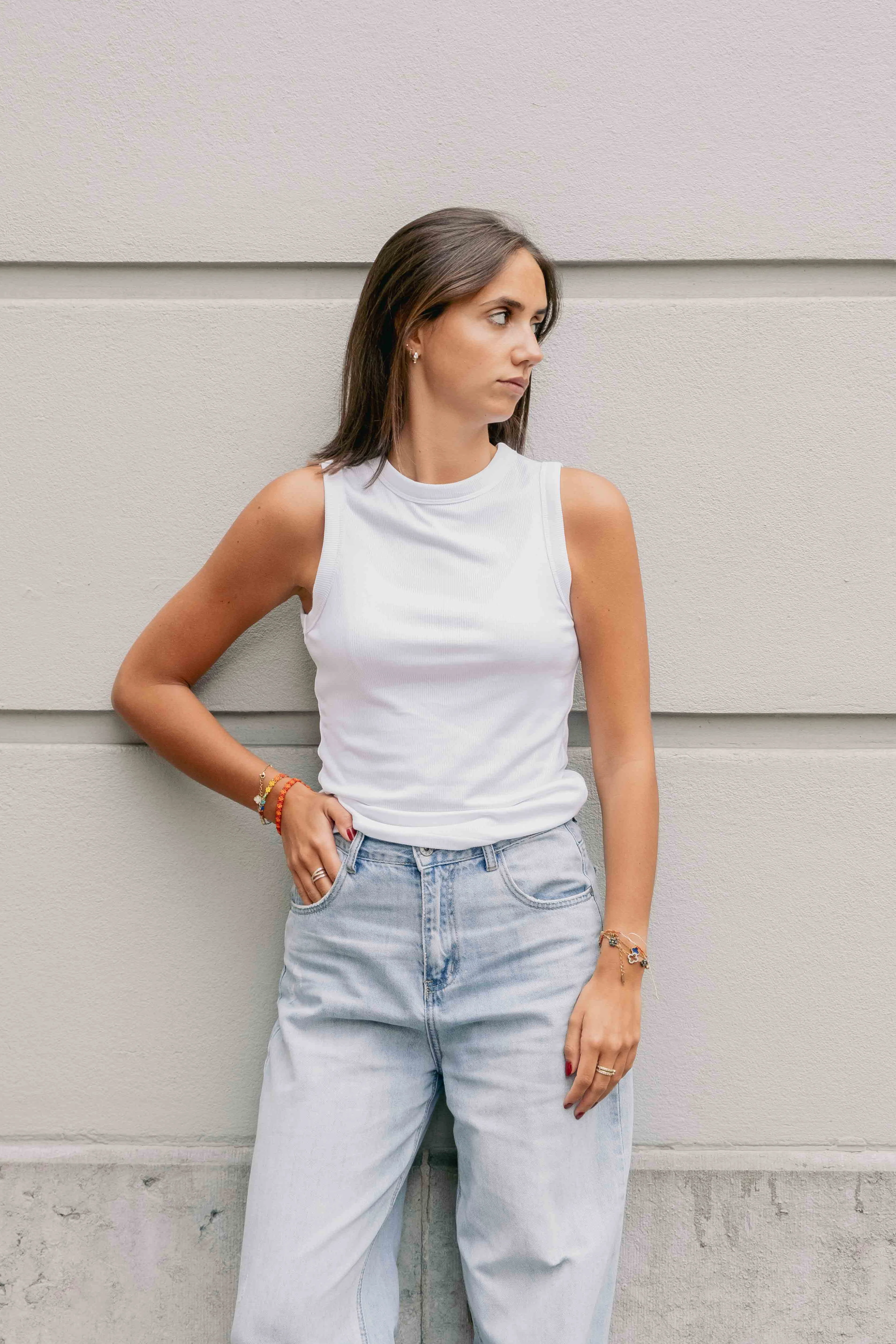 Lucid Collective womens vegan Top Pulse White