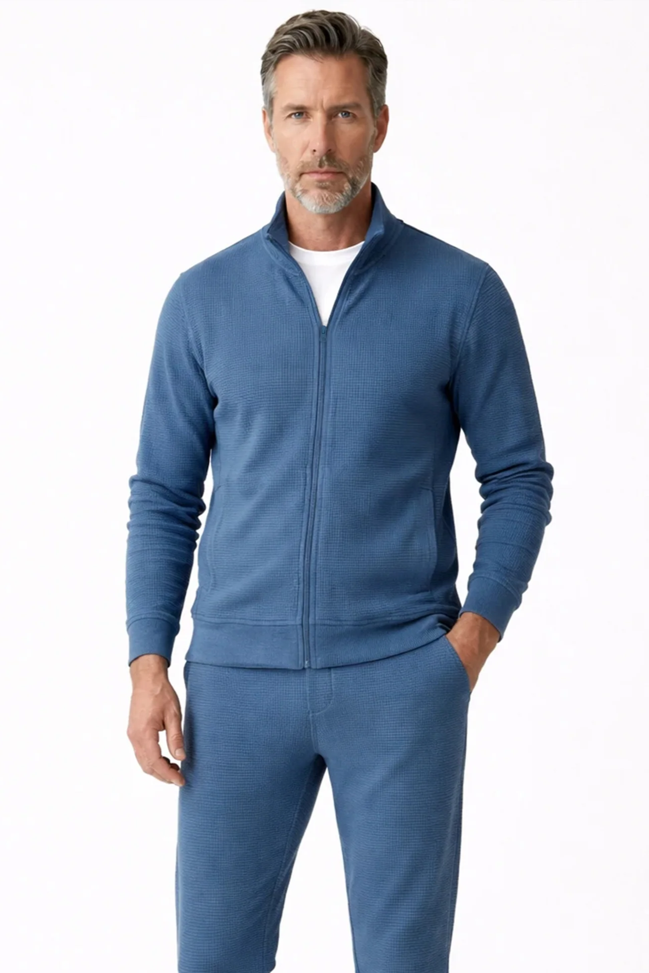 ORGANICATION Herren vegan Jacke Jorrin Light Navy