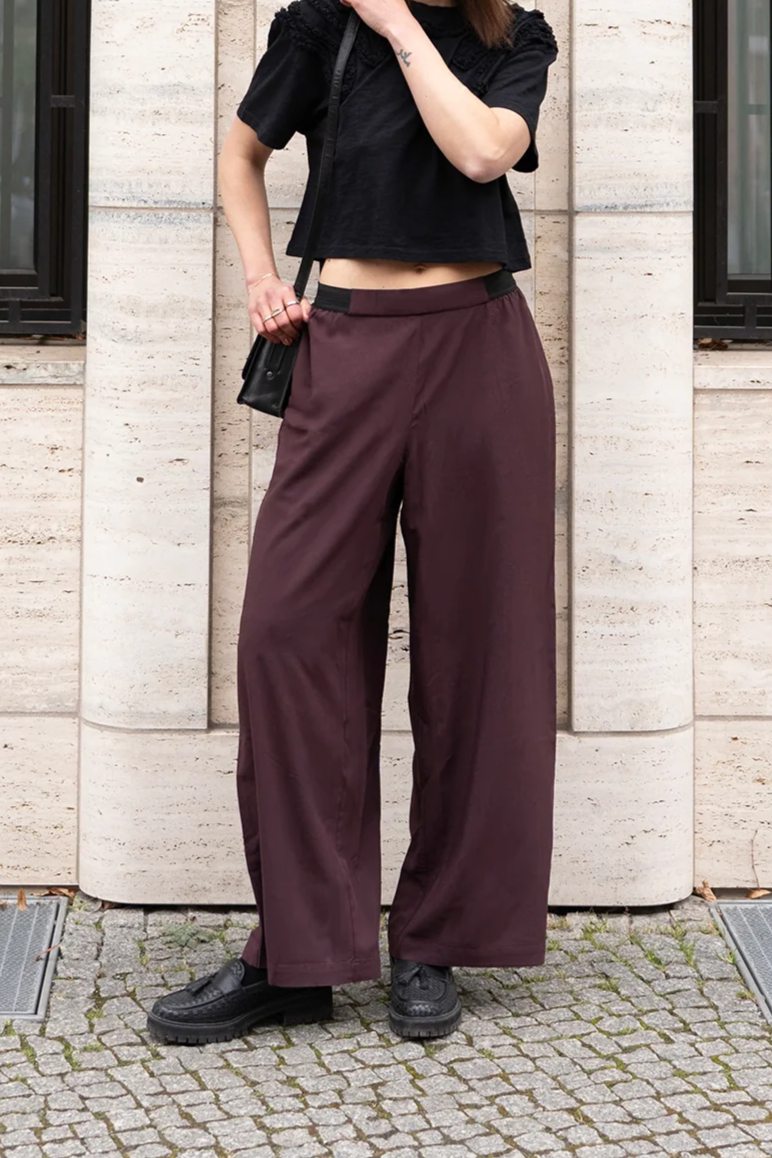 Lovjoi Damen vegan Hose Sandrose R&Atilde;&frac14;benviolett