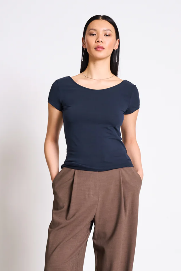 JAN N JUNE JAN 'N JUNE Damen vegan T-Shirt Ballerina Aloe Nightfall