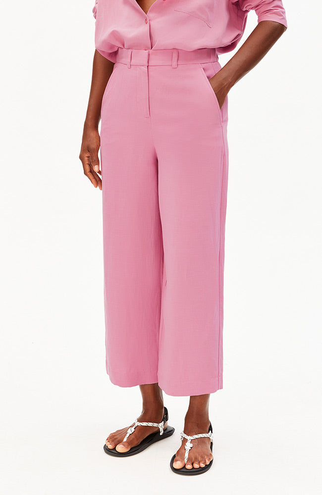 ARMEDANGELS Damen vegan Hose Caarunus Washed Berry