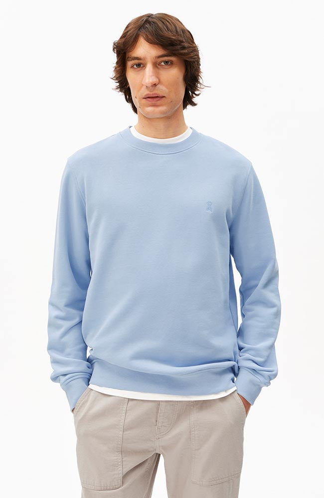 ARMEDANGELS Herren vegan Sweatshirt Baaro Loop Wedgewood