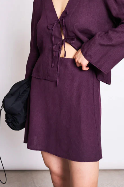 Image of JAN 'N JUNE dames vegan Rok Cercis Cherry
