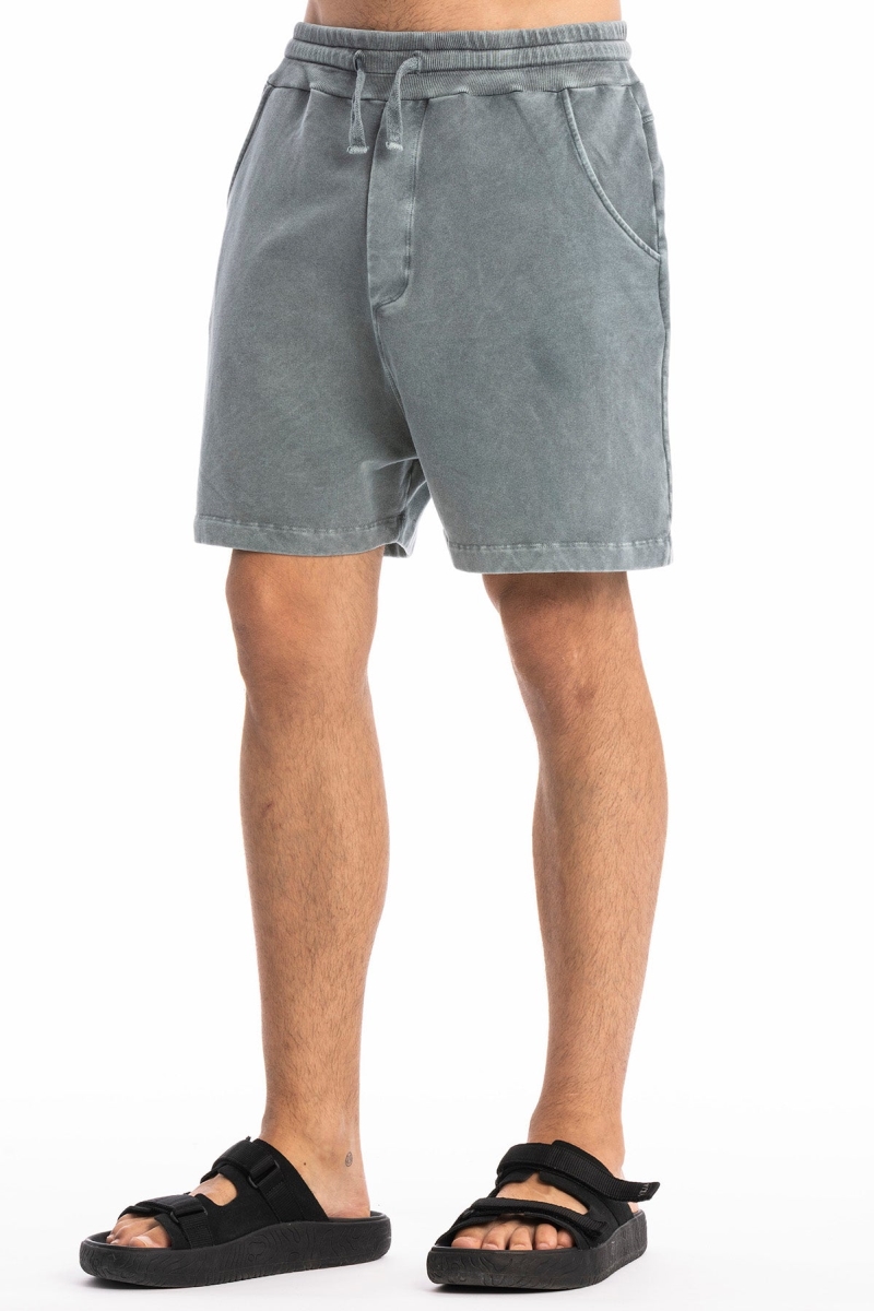 Image of RAVENS VIEW IBIZA mannen vegan Shorts Cala Faded Blue