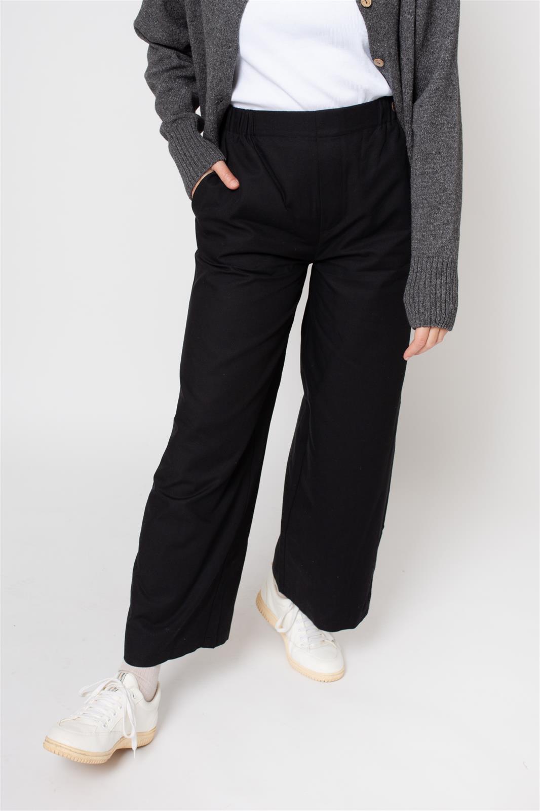 Zerum Damen vegan Hose Romy Schwarz