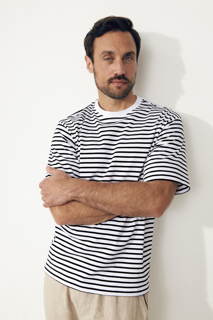 Givn men vegan T-Shirt Lasse Black/White