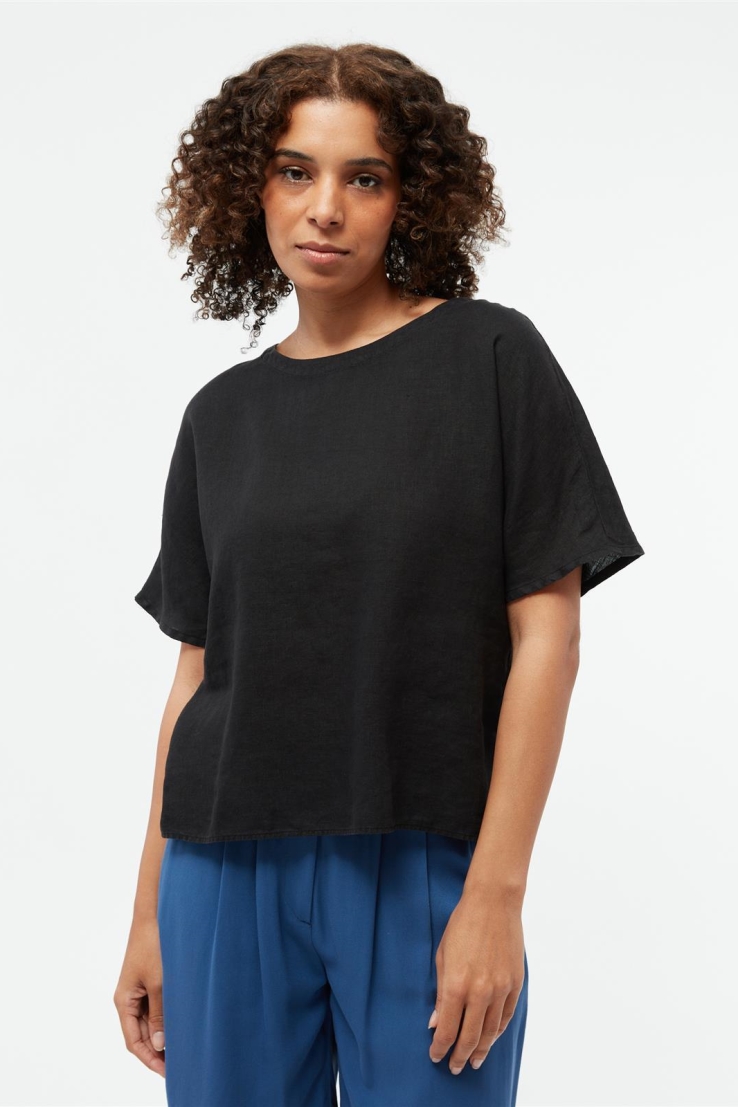 Givn Damen vegan Bluse Pina Schwarz