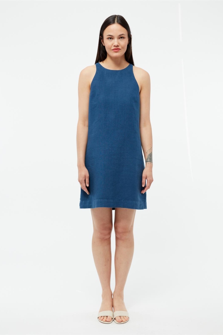 Givn Damen vegan Kleid Yuna Blazing Blue
