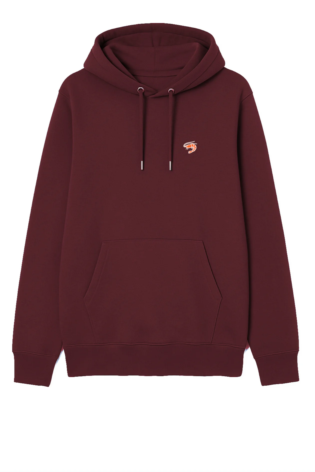HAFENDIEB Herren vegan Hoodie Herren Crab Burgundy