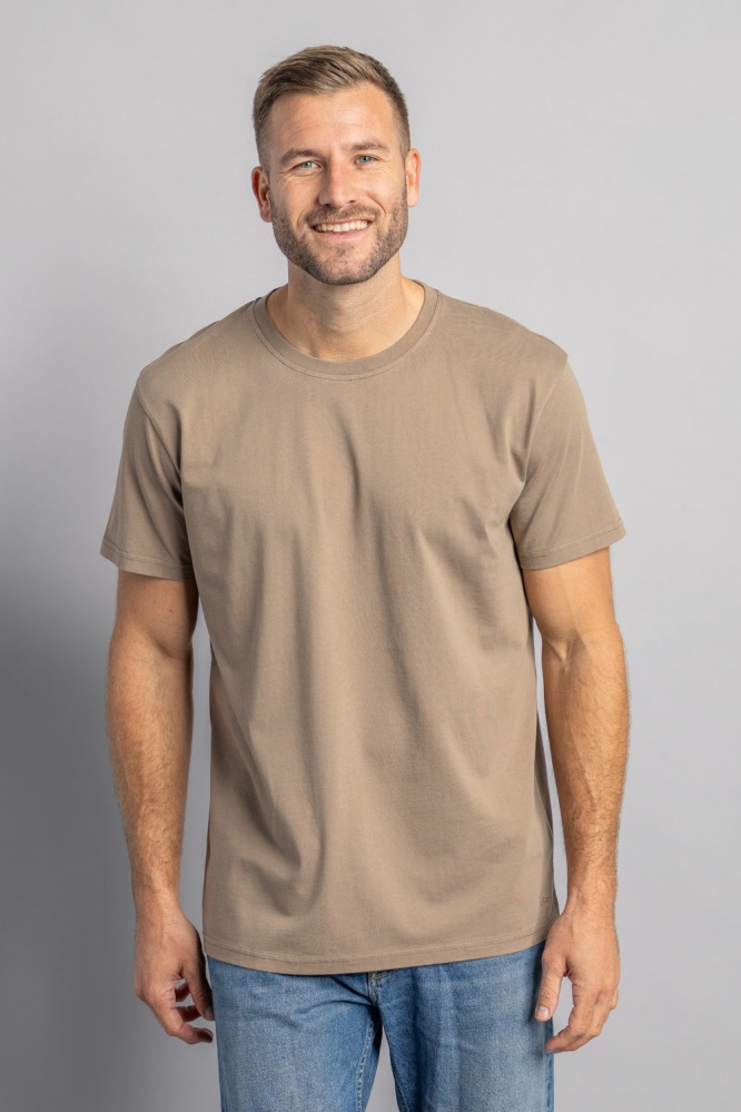 DIRTS men vegan T-Shirt Premium Blank Standard Walnut