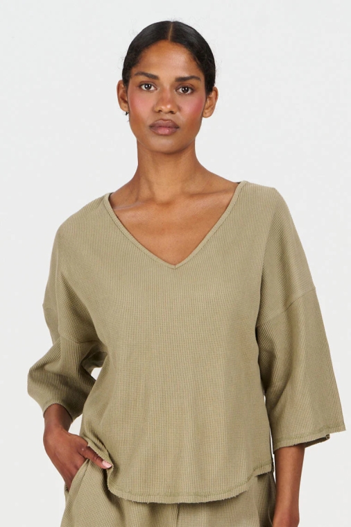 KOMODO Damen vegan T-Shirt Ida Salbei Gr&Atilde;&frac14;n