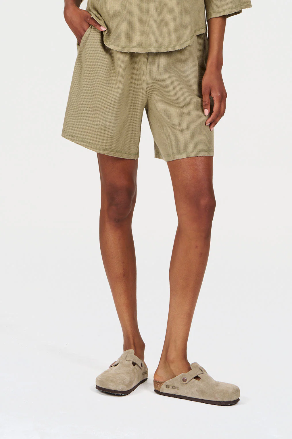 KOMODO Damen vegan Shorts Marlie Salbei Gr&Atilde;&frac14;n