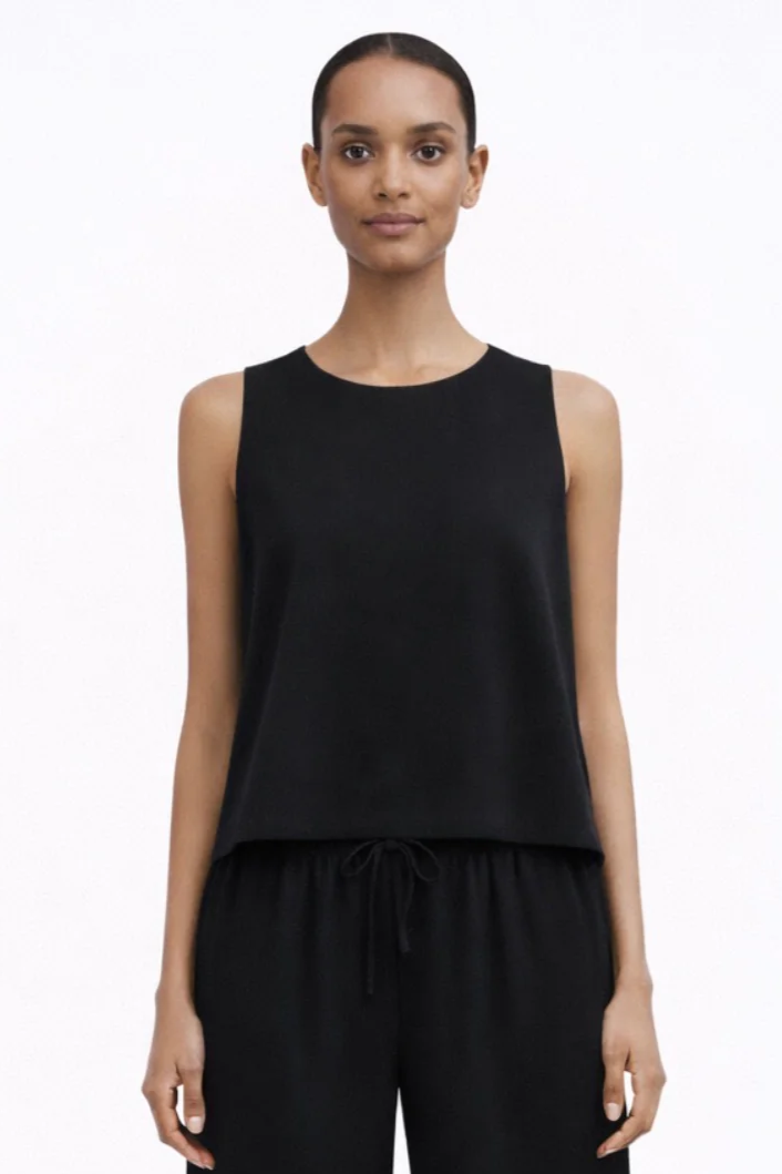 Movesgood Damen vegan Tank Top Nory Schwarz