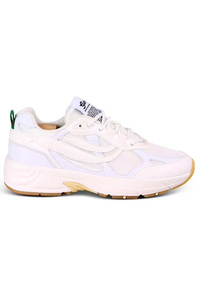 Genesis Damen vegan Sneaker G-Eco 99 Square Mesh Wei&Atilde;Ÿ