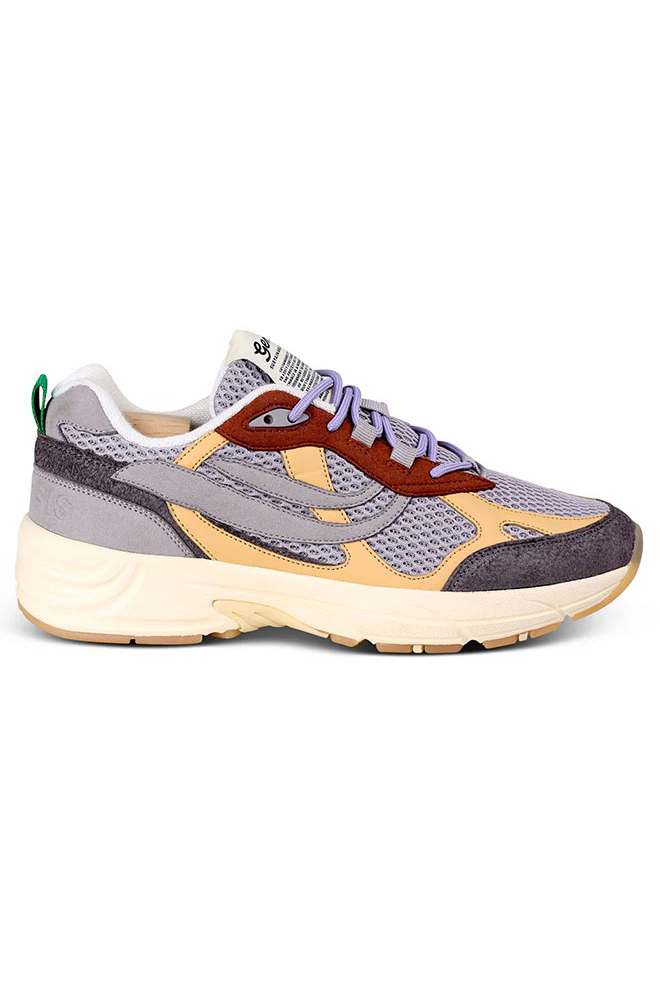 Genesis Damen vegan Sneaker G-Eco 99 Multi Grau Beige Wein