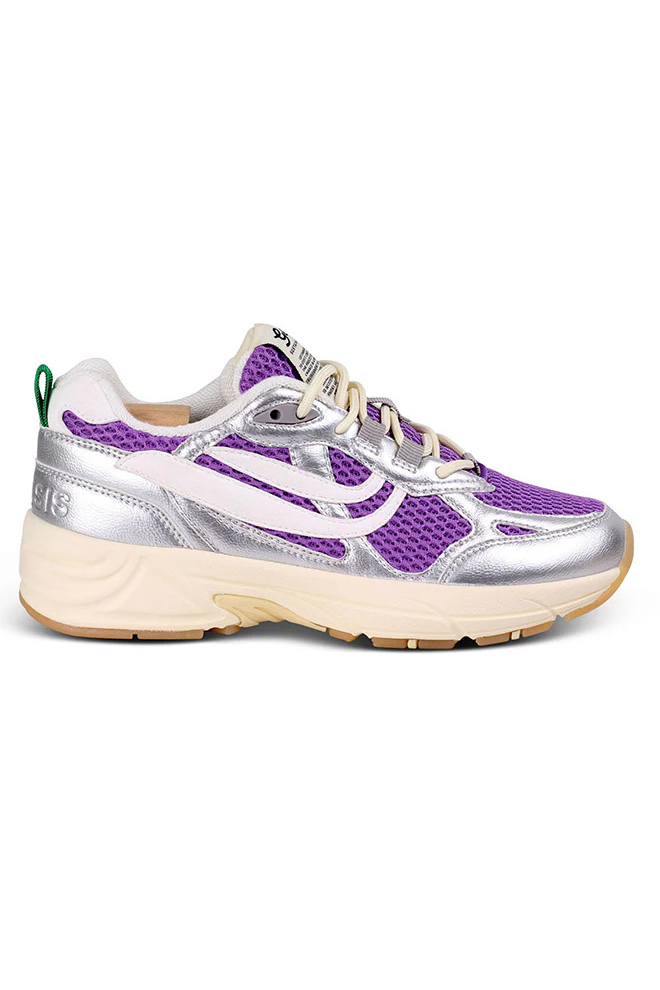 Genesis Damen vegan Sneaker G-Eco 99 Multi Silver Lavender Off White