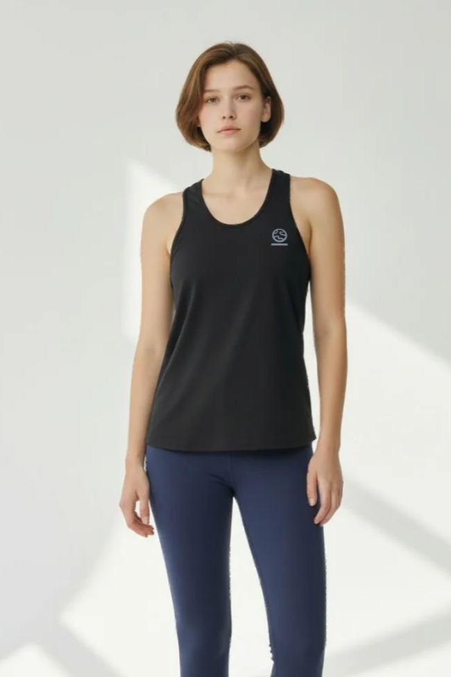 Underscored Damen vegan Tank Top Ashdown Jet Black